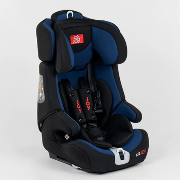 Автокрісло універсальне FX 1771 Joy, Isofix, 3 вікові групи, регульований підголовник, чорно-синє  FX 1771 фото