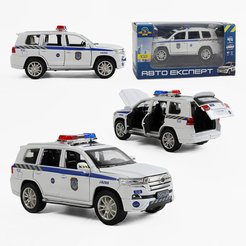 Машина 41153 "Авто Експерт", масштаб 1:32, світло, звук, інерція, відчиняються двері, багажник, капот 178091 фото
