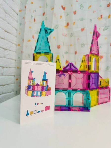 Магнітний конструктор Magnetic Kingdom 48 деталей будівельний набір для дітей 2694 фото