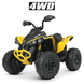 Дитячий електроквадроцикл Bambi повнопривідний 4WD EVA колеса Bluetooth пульт 2.4G M 5001EBLR-6 M 5001EBLR-6 фото