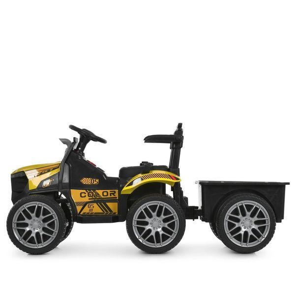 Дитячий електромобіль трактор Bambi Racer M 6219EBLR-6 з причепом, пультом керування та Bluetooth M 6219EBLR-6 фото