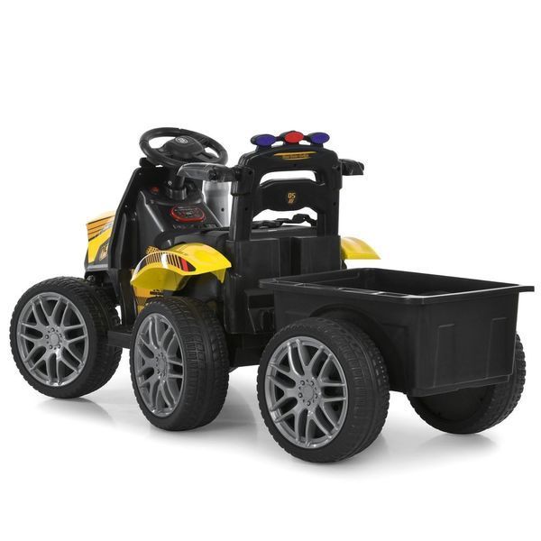 Дитячий електромобіль трактор Bambi Racer M 6219EBLR-6 з причепом, пультом керування та Bluetooth M 6219EBLR-6 фото