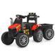 Дитячий електромобіль трактор Bambi Racer M 6219EBLR-3 з причепом, пультом керування та Bluetooth M 6219EBLR-3 фото