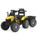 Дитячий електромобіль трактор Bambi Racer M 6219EBLR-6 з причепом, пультом керування та Bluetooth M 6219EBLR-6 фото 1