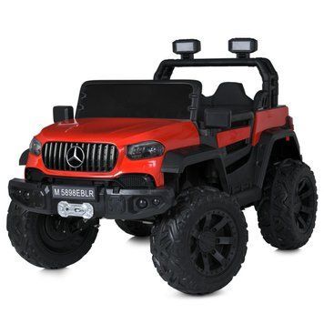 Дитячий електромобіль M 5898 EBLR-3 Mercedes, 4 мотори 25W, EVA колеса, пульт 2.4G, музика, світло M 5898EBLR-3 фото