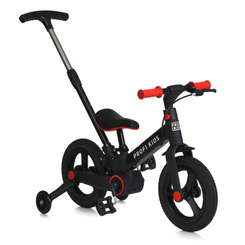 Дитячий велосипед-трансформер 12" PROFI KIDS MB 1021-1 2в1 біговел+велосипед, регулювання сидіння і керма, складаний MB 1021-1 фото