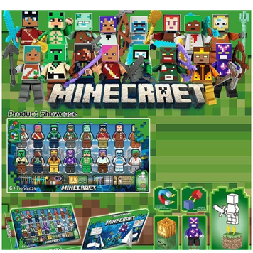 Набір героїв Minecraft 4029, 14 фігурок, 6 кубиків, магнітні елементи 181211 фото