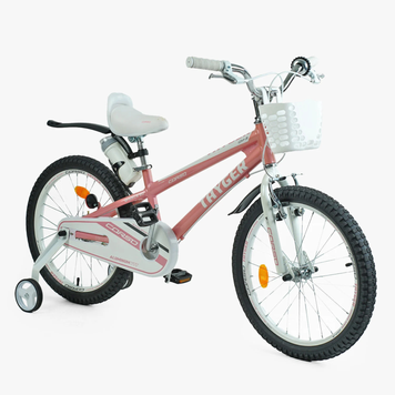 Велосипед 2-х колісний 20'' Corso TG-45933 "TAYGER" алюмінієва рама, ручне гальмо, додаткові колеса, дзвіночок, бутилочка 154129 фото