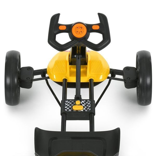 Дитячий електрокарт Bambi M 6145(A)EBR-6 жовтий, 12V, 2&times;35W, Bluetooth, пульт 2.4G M 6145(A)EBR-6 фото