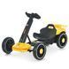 Дитячий електрокарт Bambi M 6145(A)EBR-6 жовтий, 12V, 2&times;35W, Bluetooth, пульт 2.4G M 6145(A)EBR-6 фото 1