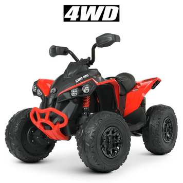 Дитячий електроквадроцикл Bambi повнопривідний 4WD EVA колеса Bluetooth пульт 2.4G M 5001EBLR-3 M 5001EBLR-3 фото