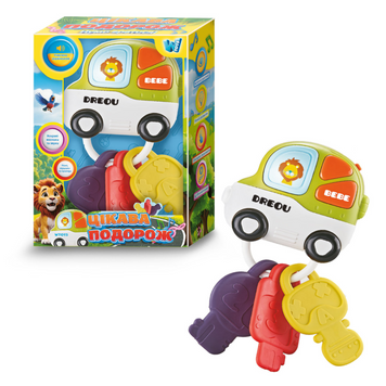 Музична іграшка &ldquo;Цікава подорож&rdquo; 45093 "WToys",українська мова, прорізувачі, пісні, загадки, казки, підсвічування 178884 фото