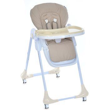 Стільчик для годування Bambi M 3233L Taupe Beige, 7 рівнів висоти, регульована спинка, складаний M 3233L Taupe Beige фото