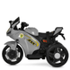 Дитячий електромотоцикл Bambi Racer M 6345ELR-11 сірий, 2 мотори 25W, EVA колеса, Bluetooth, пульт керування M 6345ELR-11 фото 3